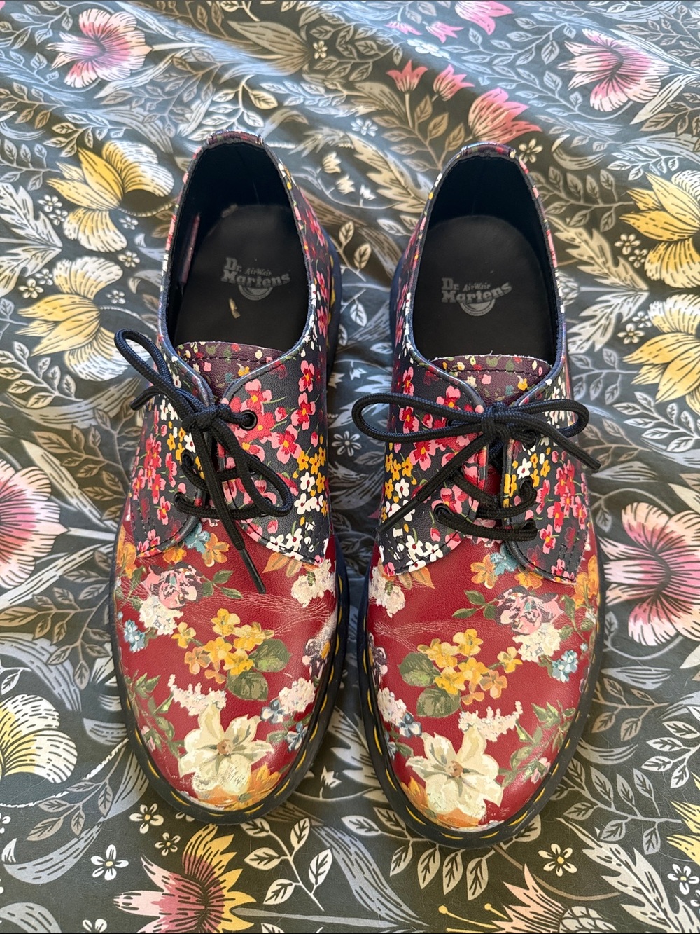 Dr. Martens 1461 Floral Oxfords size 8